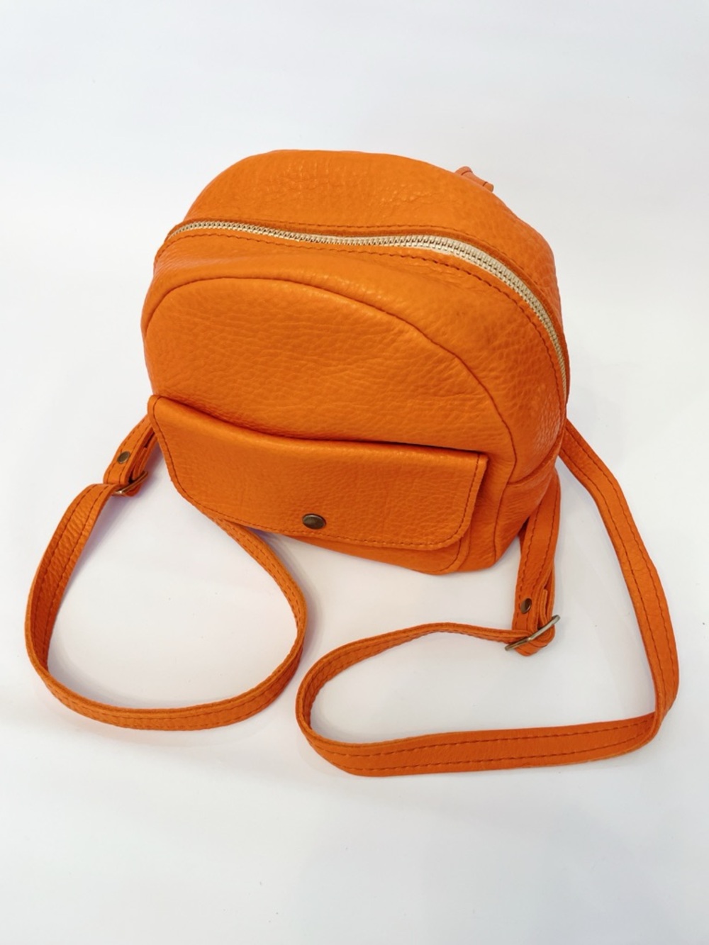 Portland Leather Snap Mini Backpack Cape Coral Brand New without tags $165 - Picture 5 of 12
